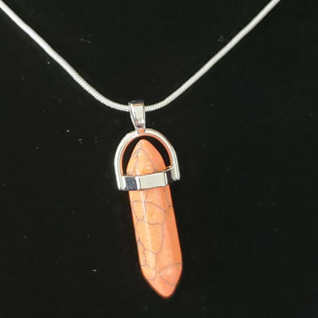 Spiny Oyster Shell .925 Sterling Silver Necklace